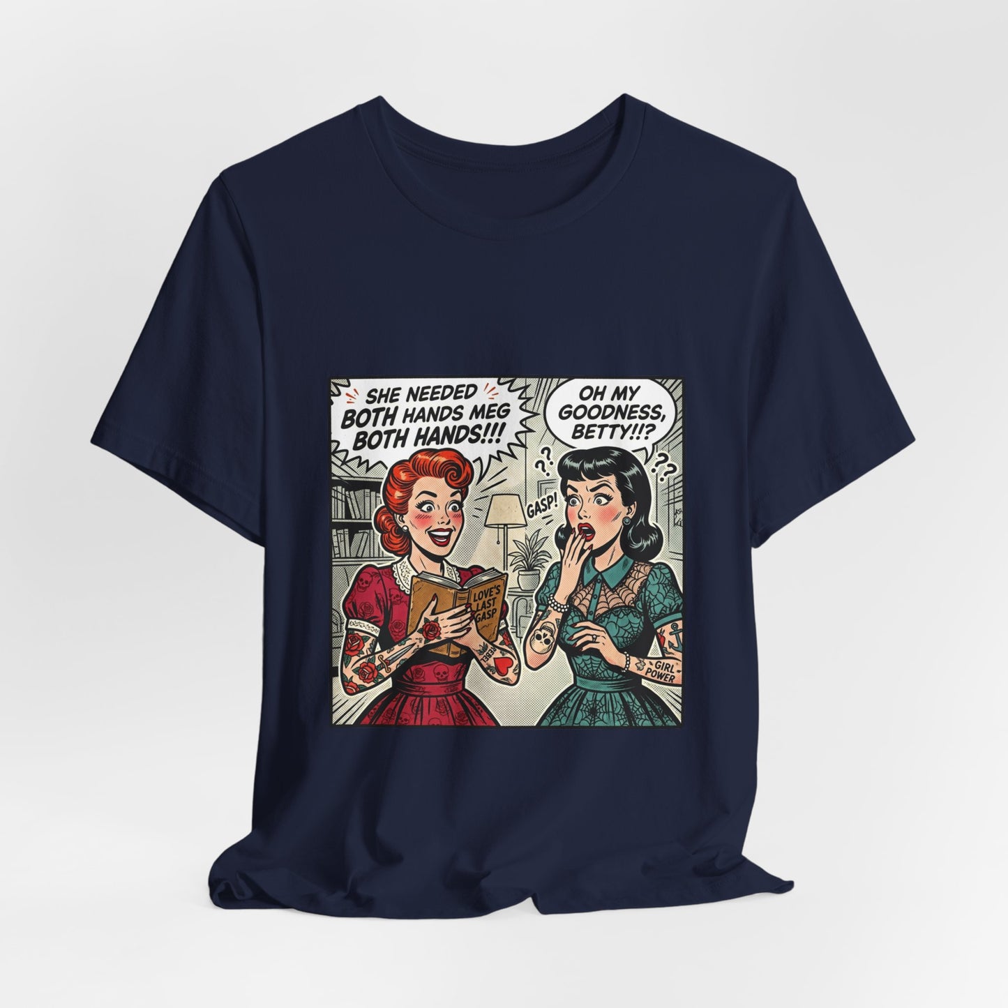 Bookish Comic Panel Tee | book lover shirt, reading shirt