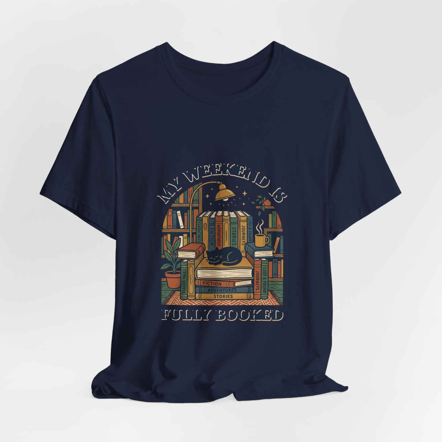 Fully Booked tee | Book Lover Shirt, Reading Shirt, Cozy Bookish Tee