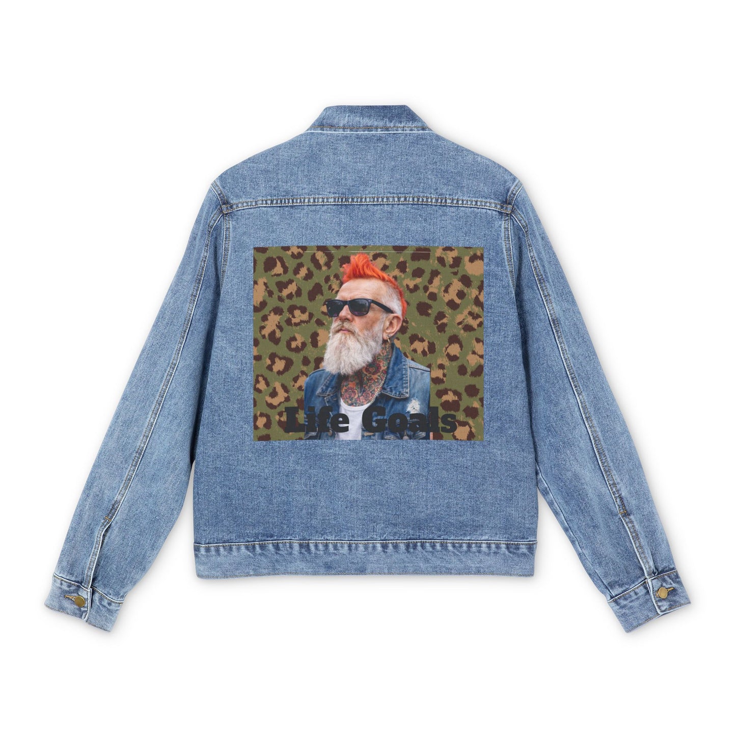 Life Goals Patch Back Print