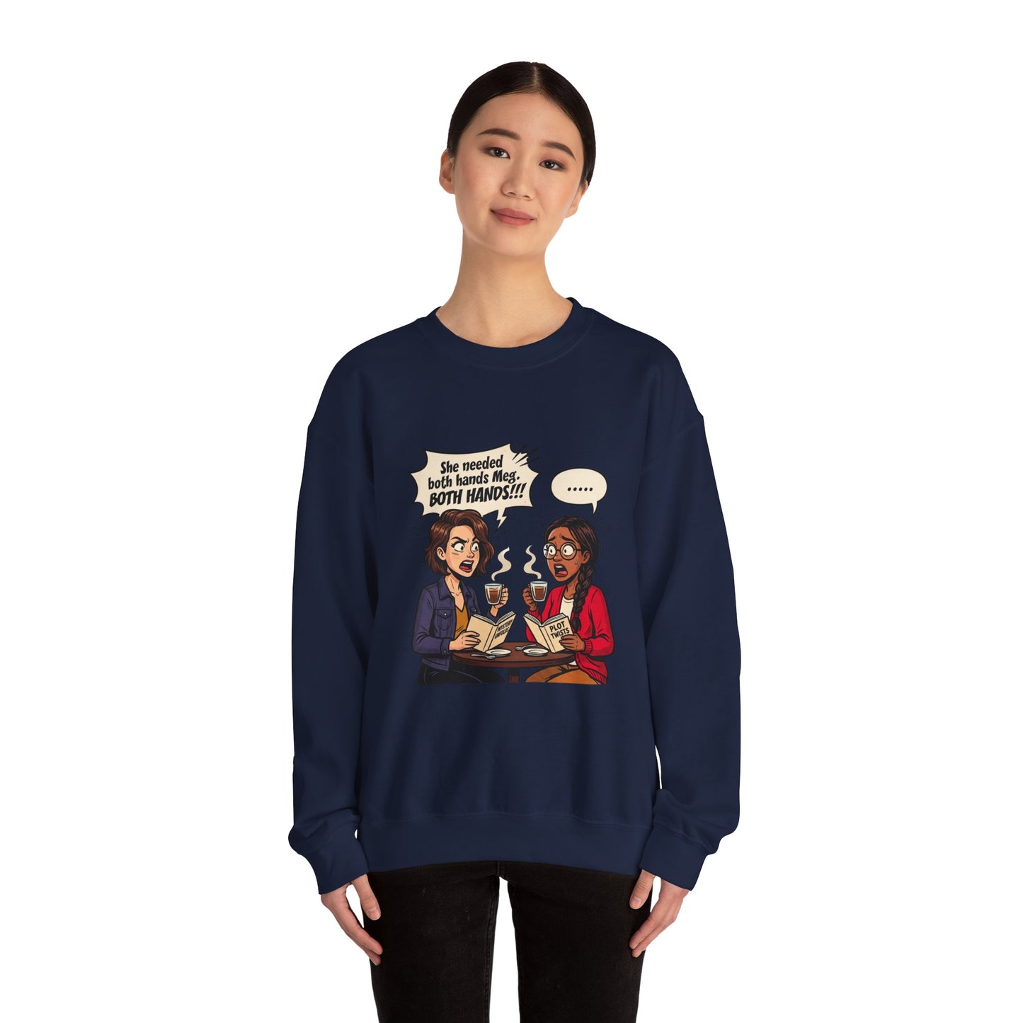 Bookish Coffee Conversation Sweatshirt | Book Lover, Reading Shirt