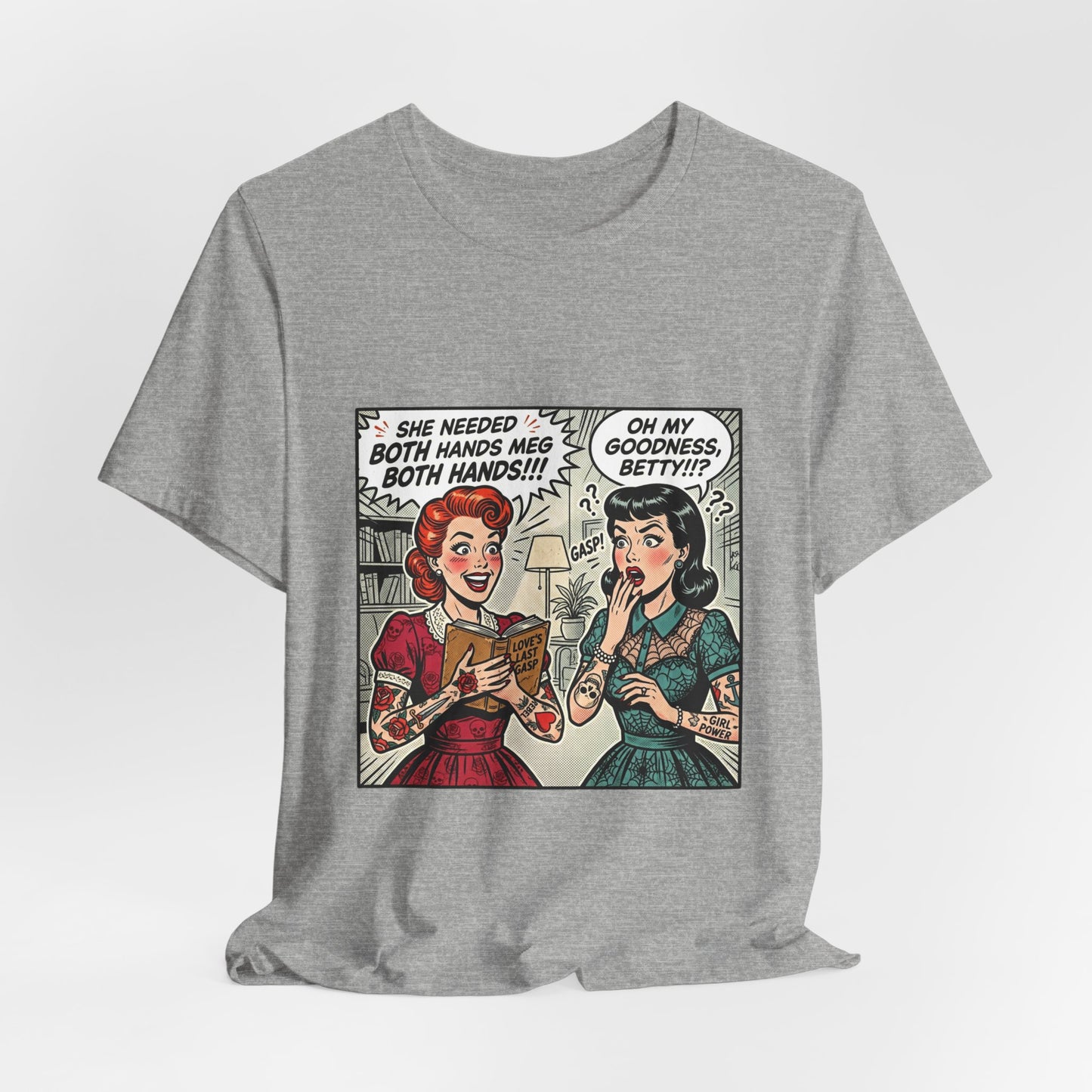 Bookish Comic Panel Tee | book lover shirt, reading shirt