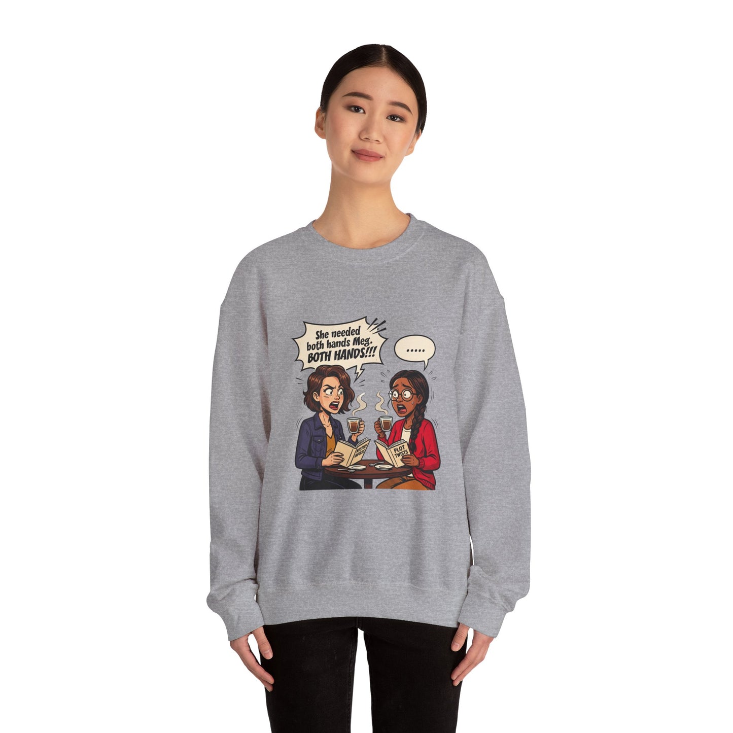 Bookish Coffee Conversation Sweatshirt | Book Lover, Reading Shirt