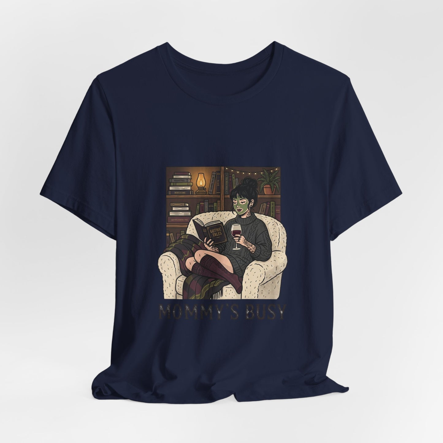Mommy's Busy Reading Tee | Book Lover, Cozy Reader Shirt