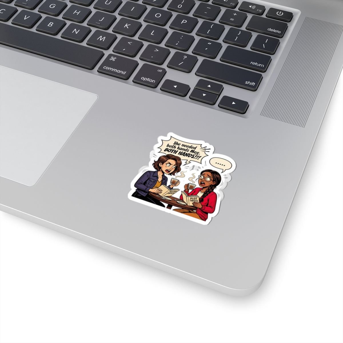 Bookish Conversation Kiss-Cut Stickers | Cozy Reader, Library Aesthetic