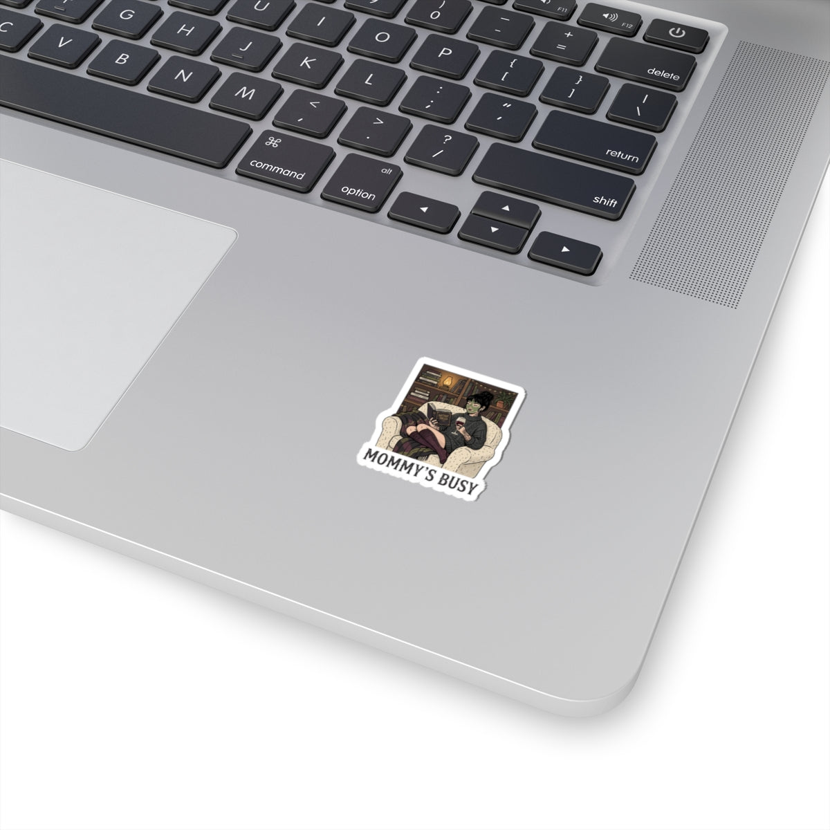 Mommy's Busy reading sticker | Book Lover, cozy reader, dark academia