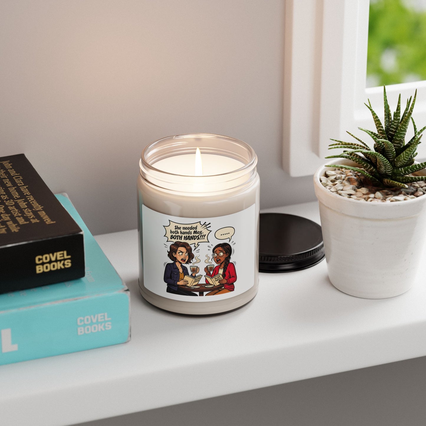 Bookish Conversation Candle, Soy Candle | Cozy Reader, Dark Academia Aesthetic