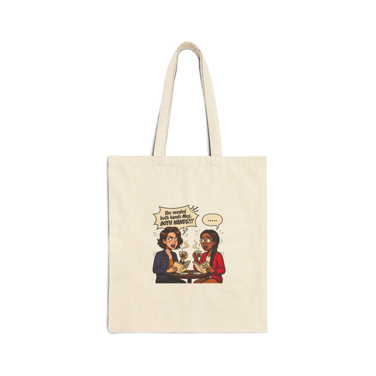 Cozy Bookish Tote | Library Tote, Reading Aesthetic canvas bag