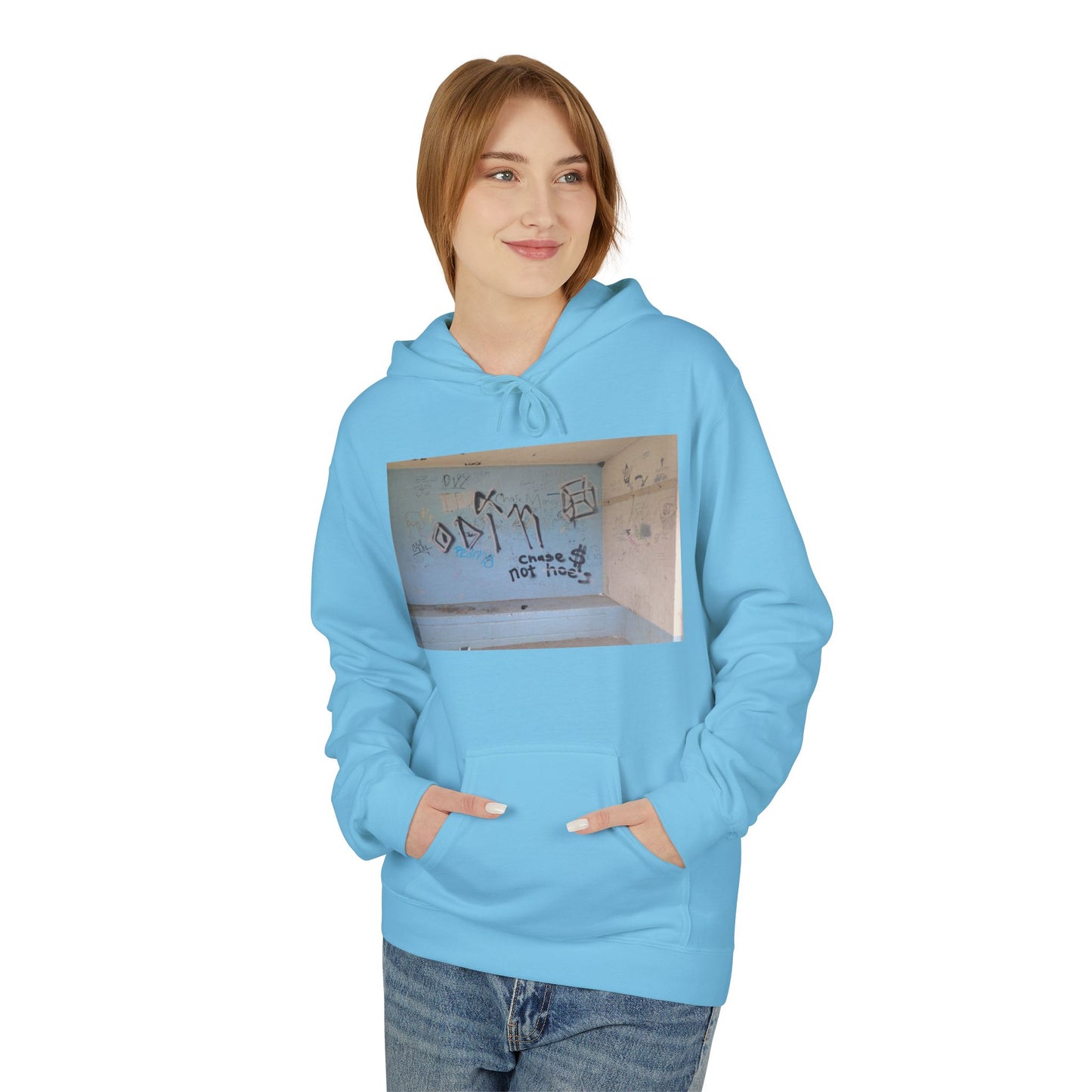 Unisex "Chase $ not hoe's" Midweight Softstyle Fleece Hoodie