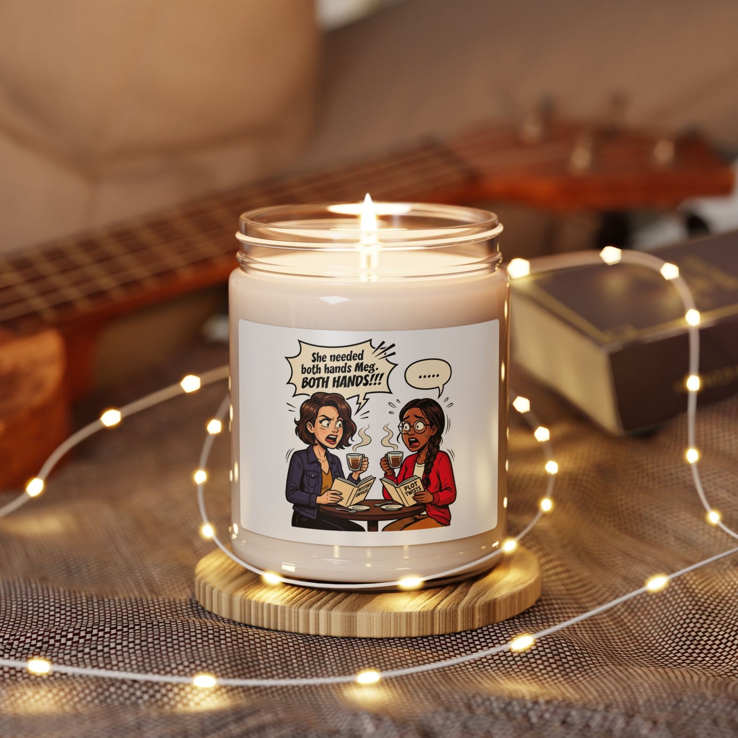 Bookish Conversation Candle, Soy Candle | Cozy Reader, Dark Academia Aesthetic