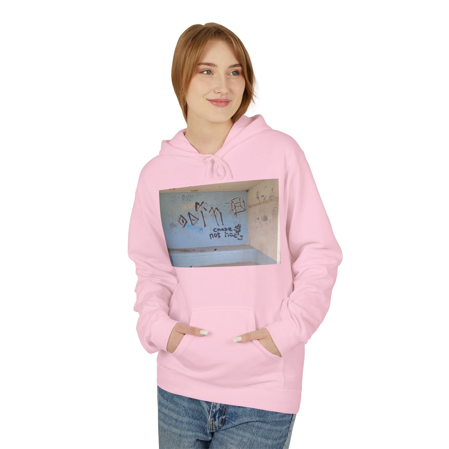 Unisex "Chase $ not hoe's" Midweight Softstyle Fleece Hoodie