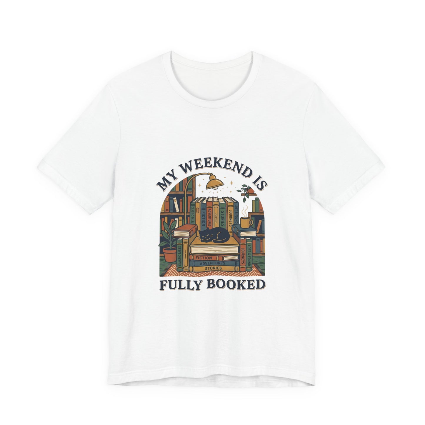 Fully Booked tee | Book Lover Shirt, Reading Shirt, Cozy Bookish Tee