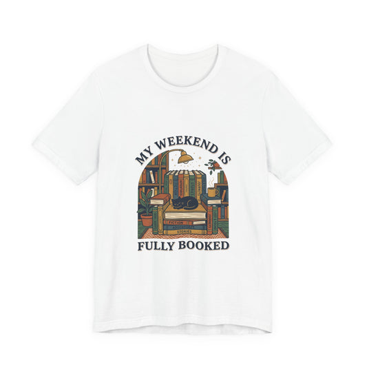 Fully Booked tee | Book Lover Shirt, Reading Shirt, Cozy Bookish Tee