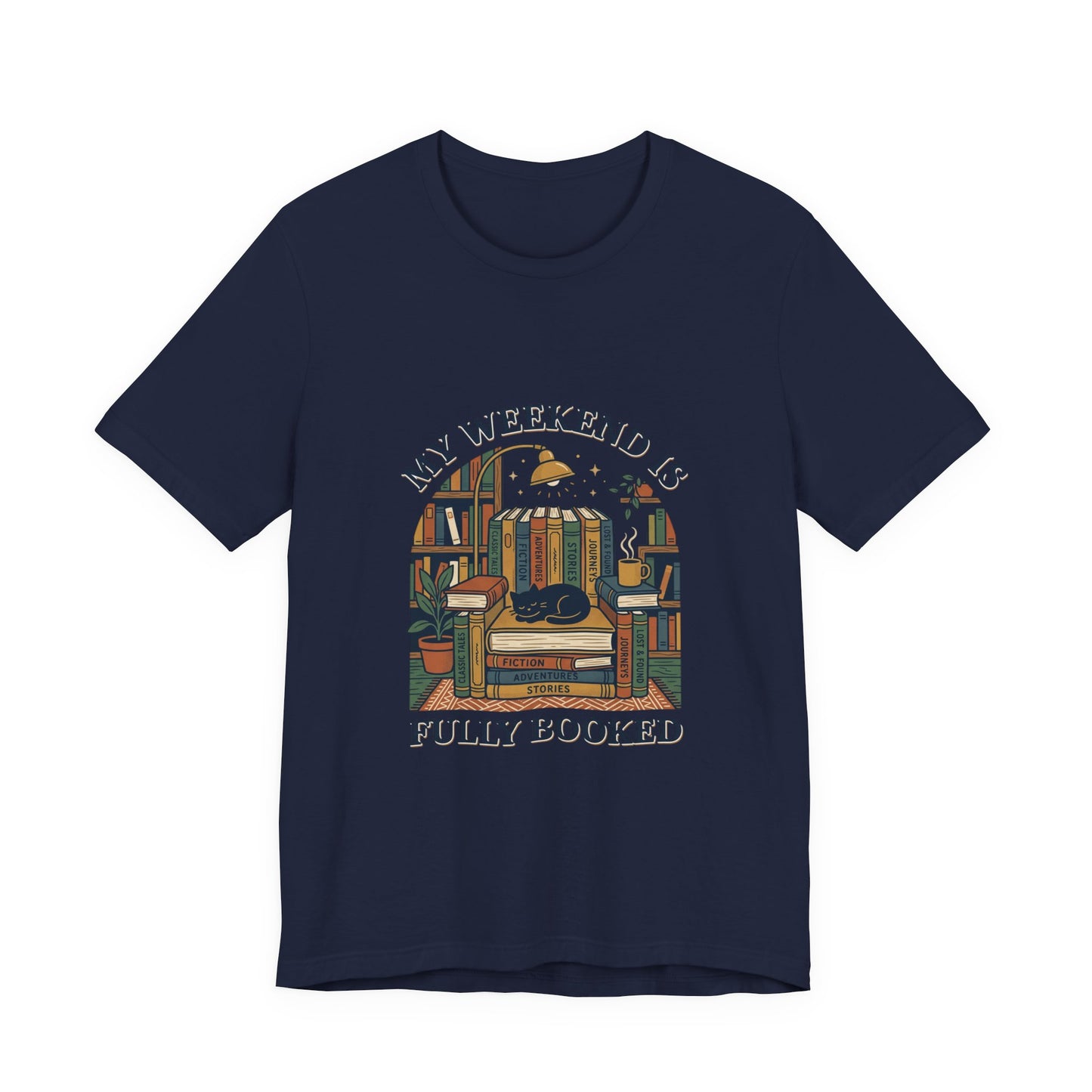 Fully Booked tee | Book Lover Shirt, Reading Shirt, Cozy Bookish Tee