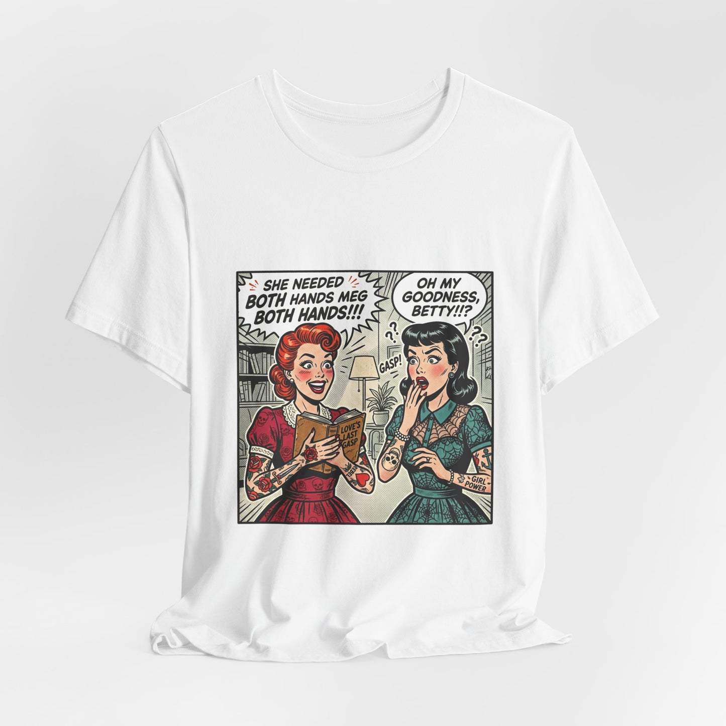 Bookish Comic Panel Tee | book lover shirt, reading shirt