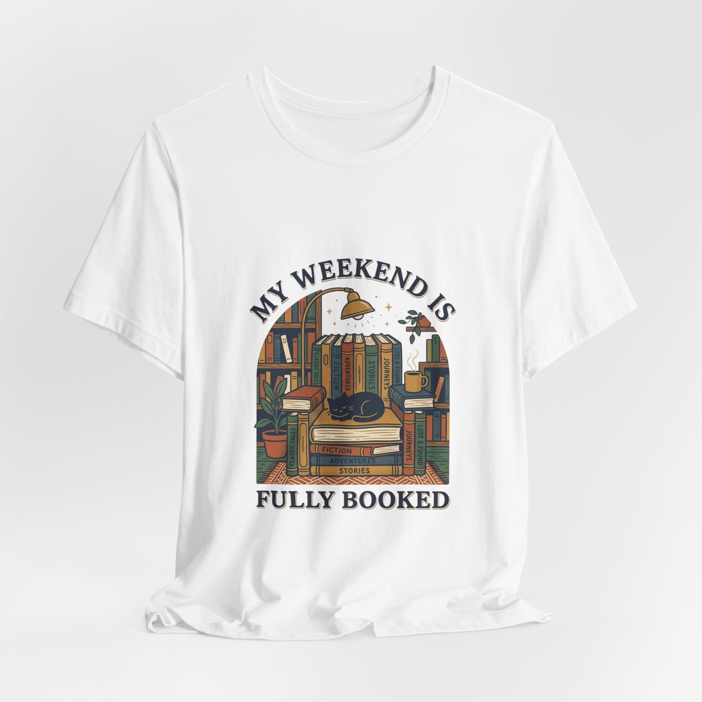 Fully Booked tee | Book Lover Shirt, Reading Shirt, Cozy Bookish Tee