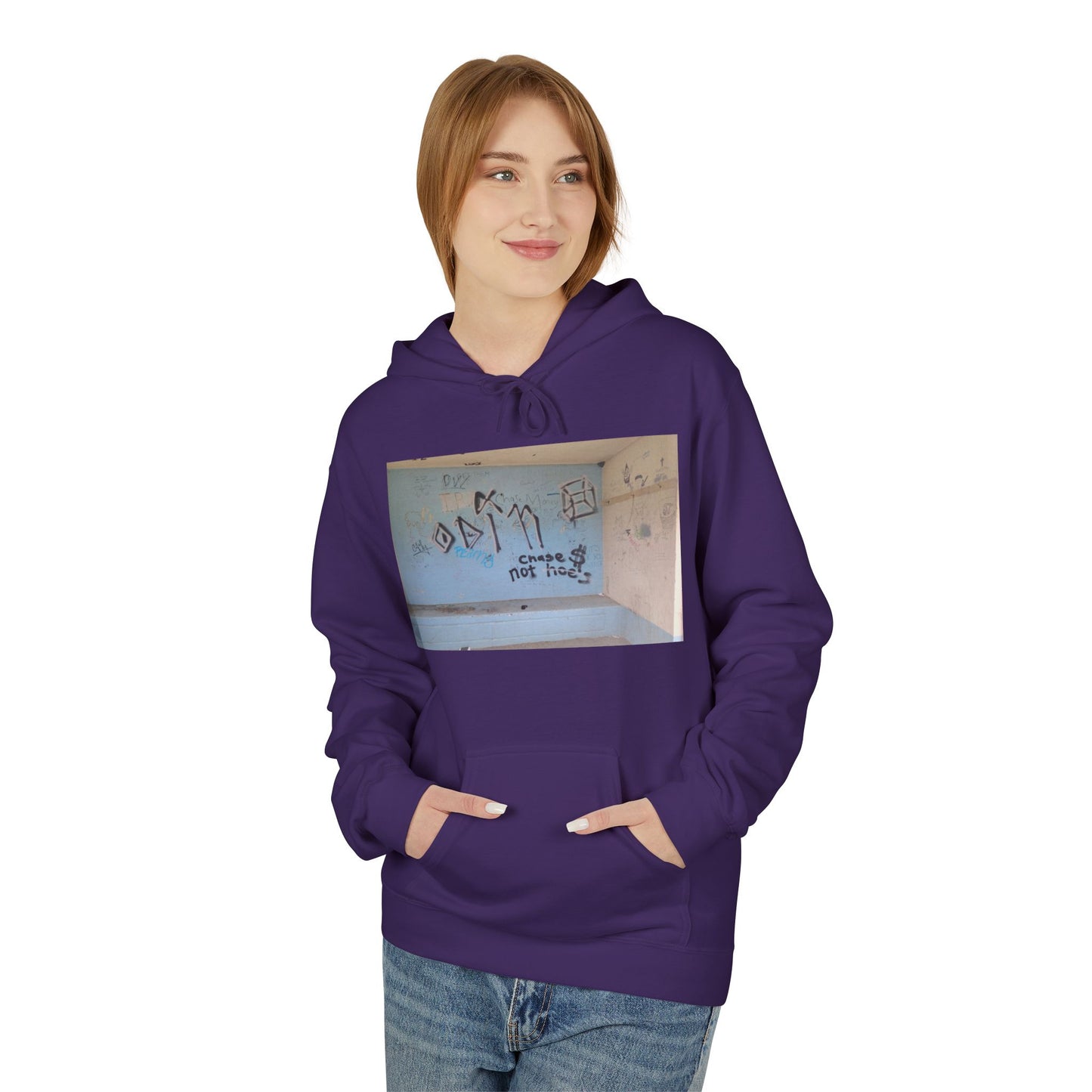 Unisex "Chase $ not hoe's" Midweight Softstyle Fleece Hoodie