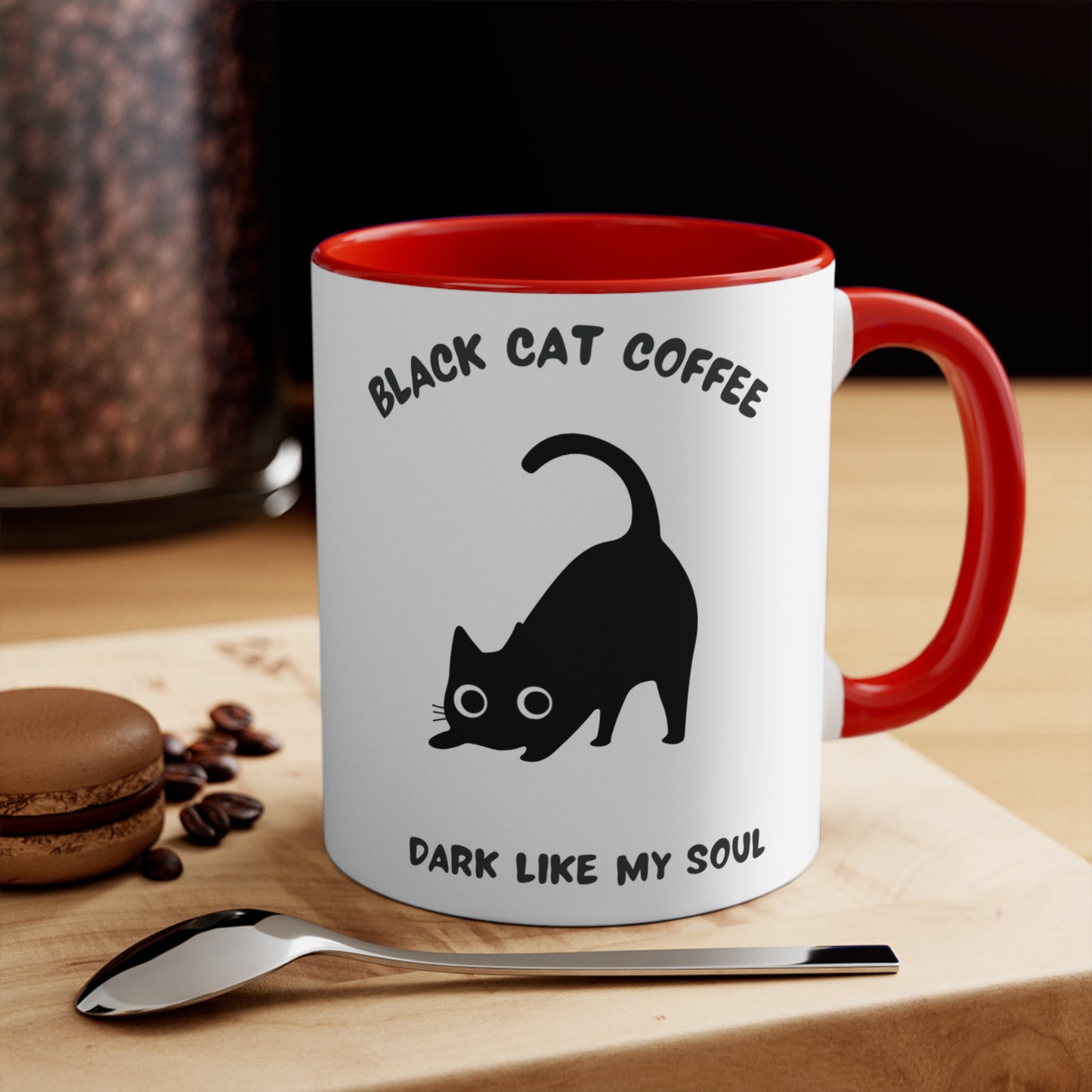 Fun Black Cat Coffee Mug