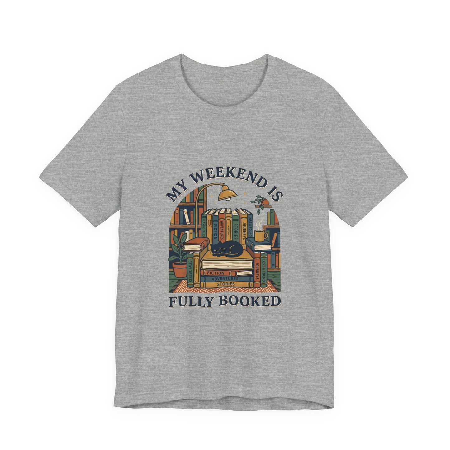 Fully Booked tee | Book Lover Shirt, Reading Shirt, Cozy Bookish Tee