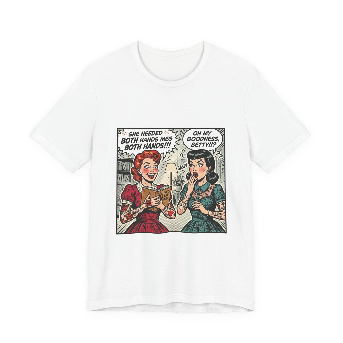 Bookish Comic Panel Tee | book lover shirt, reading shirt