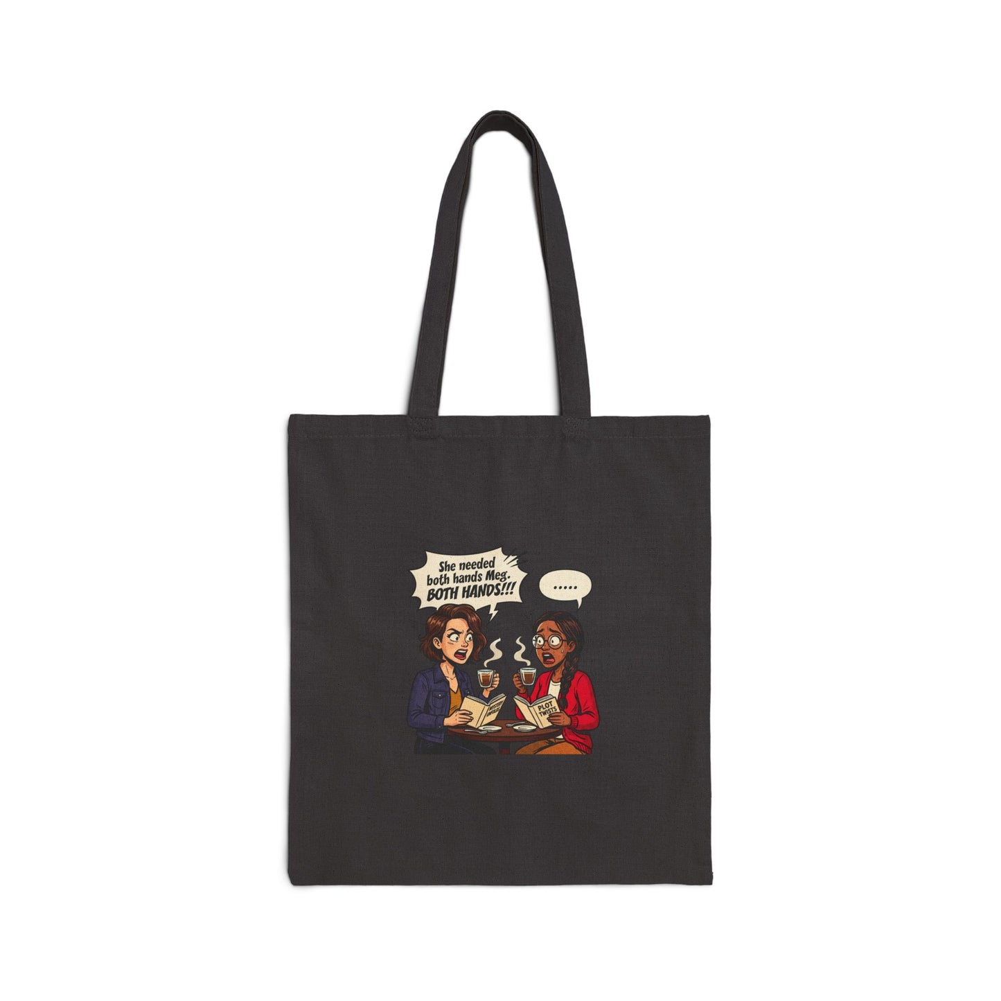 Cozy Bookish Tote | Library Tote, Reading Aesthetic canvas bag