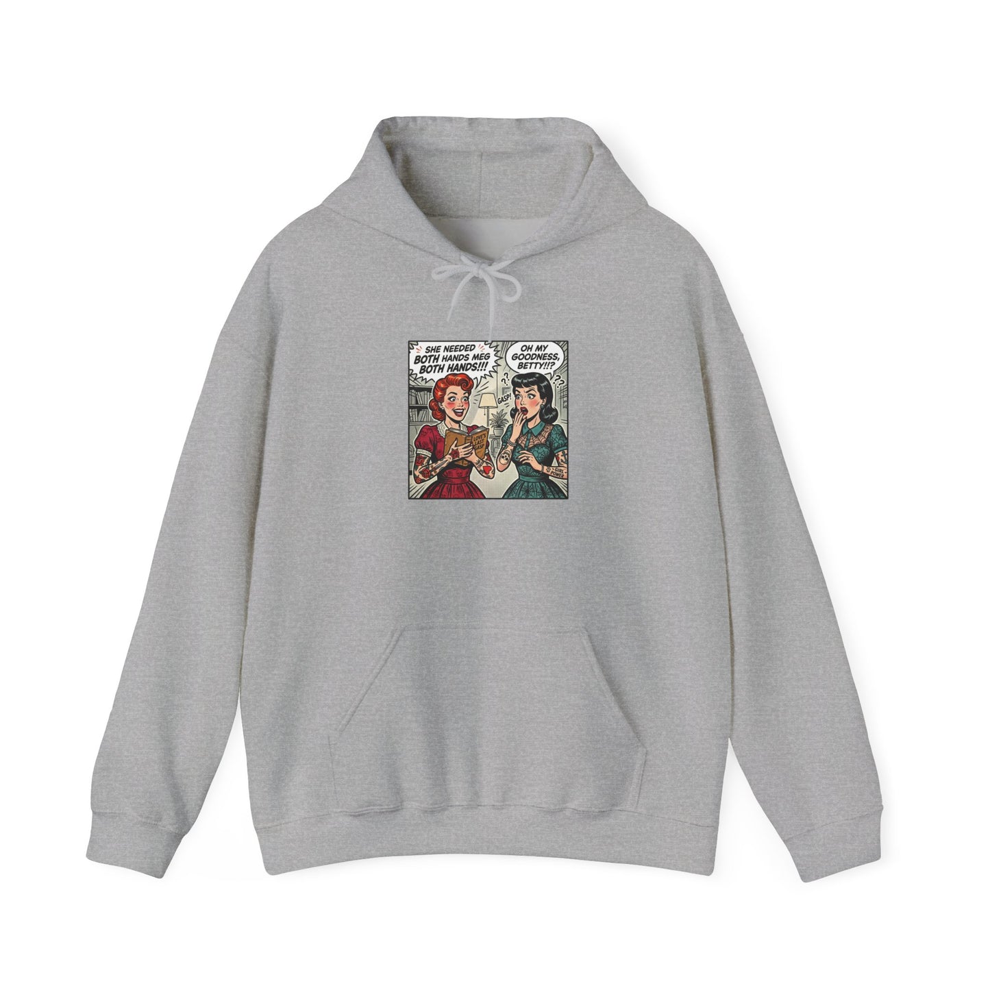 Bookish Comic Panel Hoodie | book lover, reading shirt