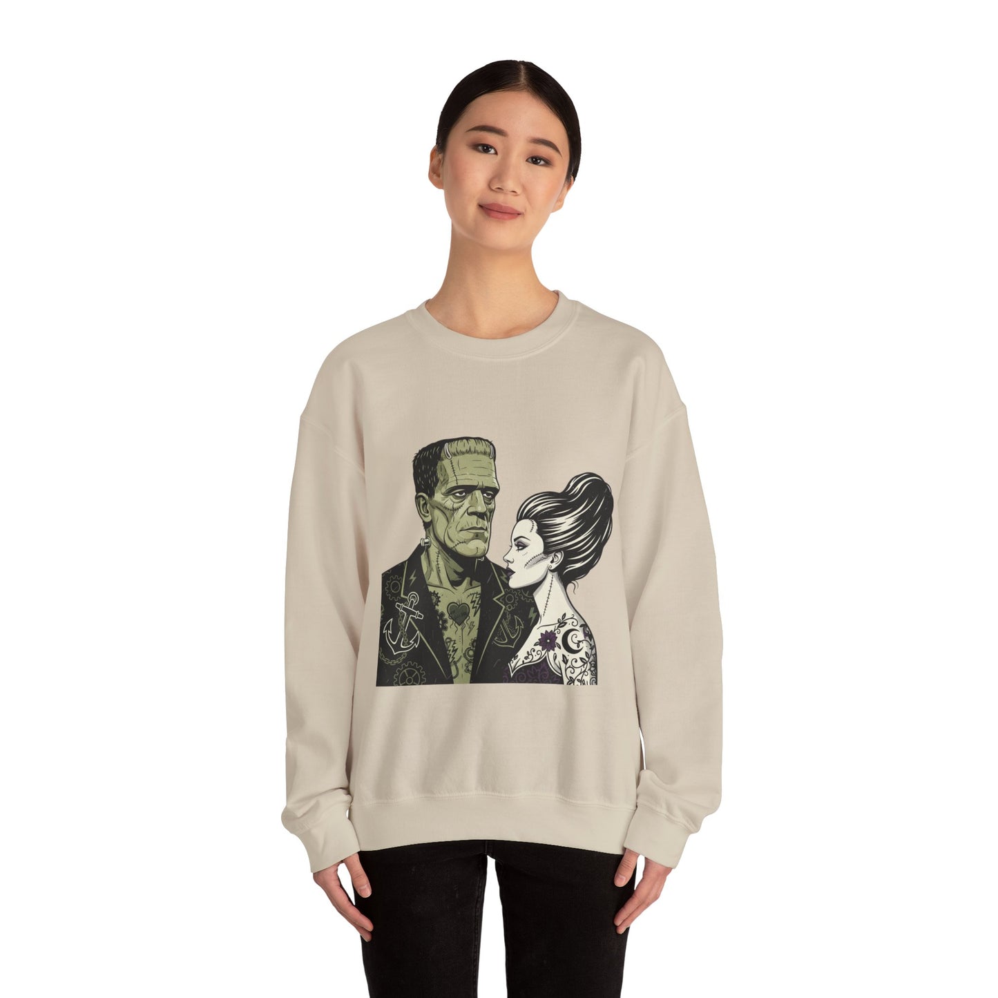 Monster Love Graphic Sweatshirt | grunge shirt, flannel aesthetic