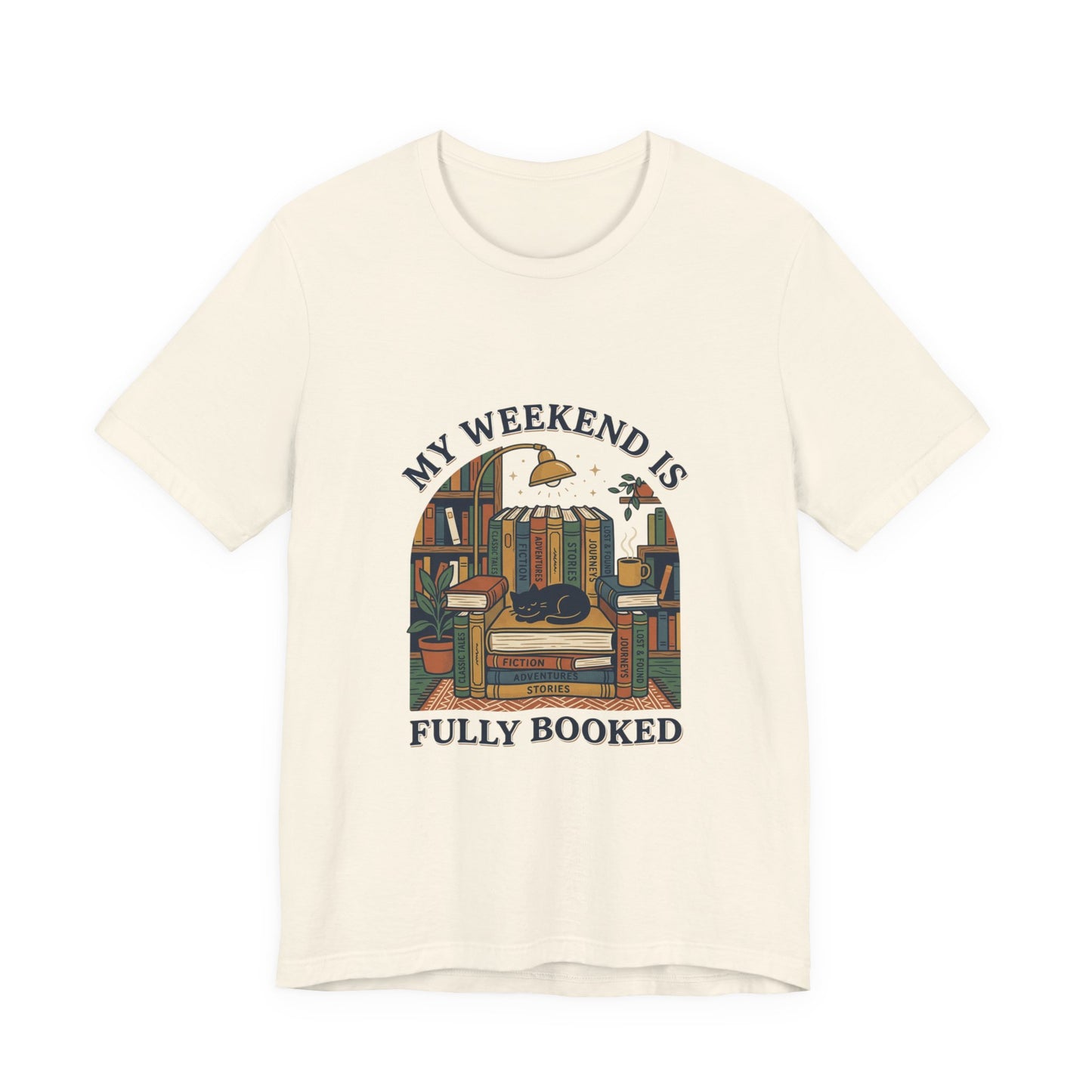 Fully Booked tee | Book Lover Shirt, Reading Shirt, Cozy Bookish Tee