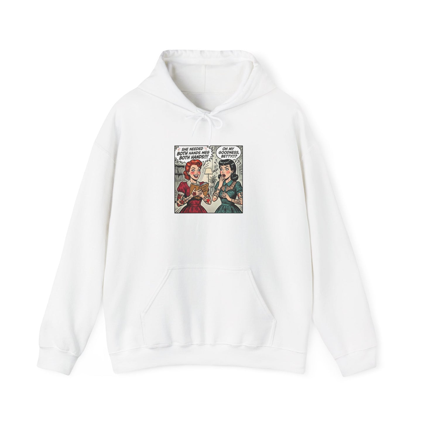 Bookish Comic Panel Hoodie | book lover, reading shirt