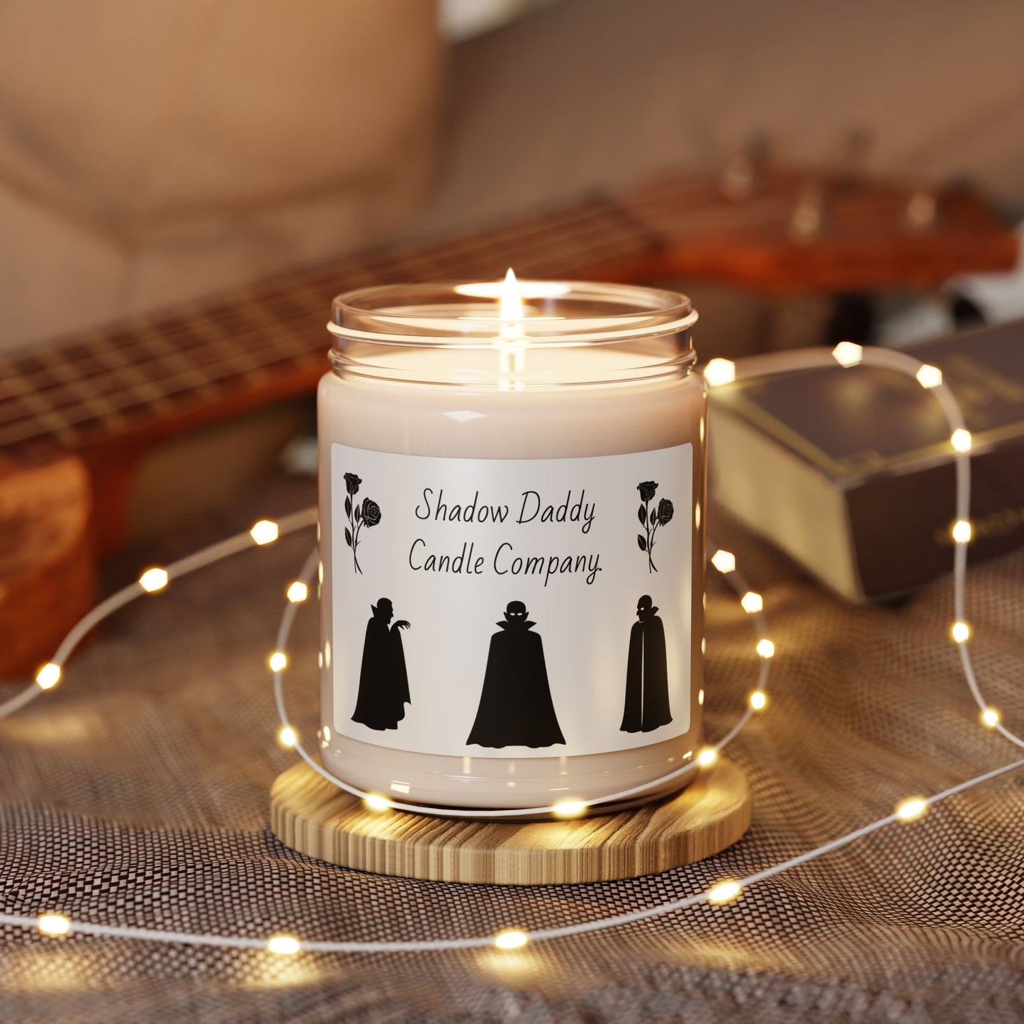 Shadow Daddy Candle — 9oz Scented Soy Candle (Clean, Cozy Home Fragrance)