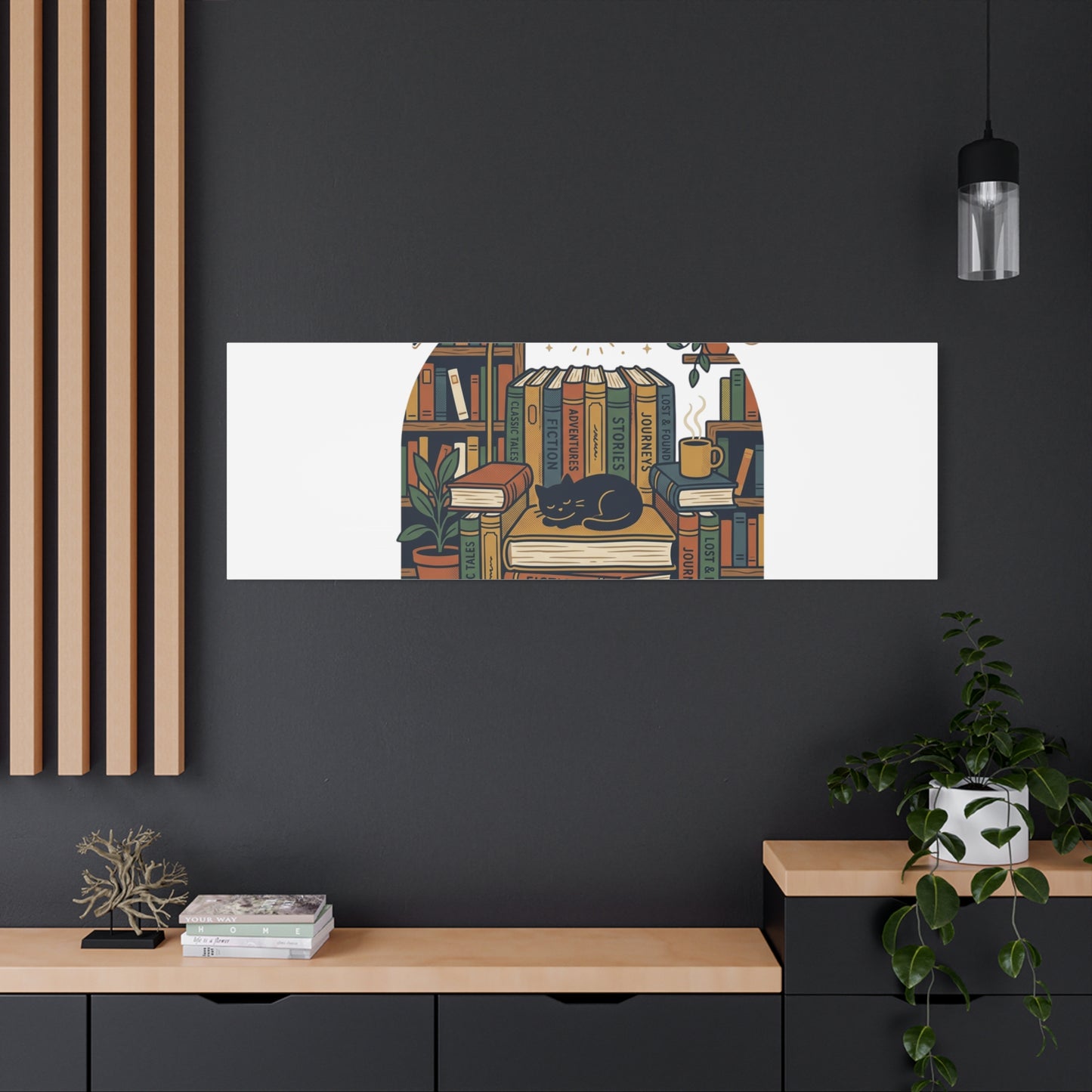 My Weekend Is Fully Booked Canvas | Book Lover, Cozy Reader Art