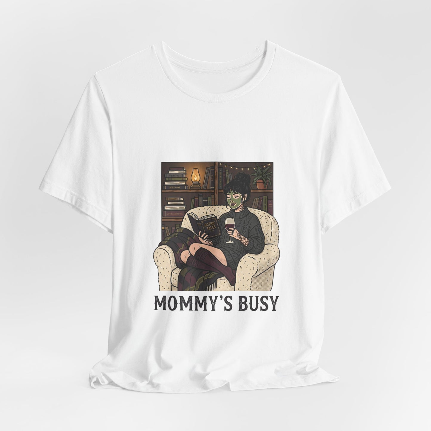 Mommy's Busy Reading Tee | Book Lover, Cozy Reader Shirt