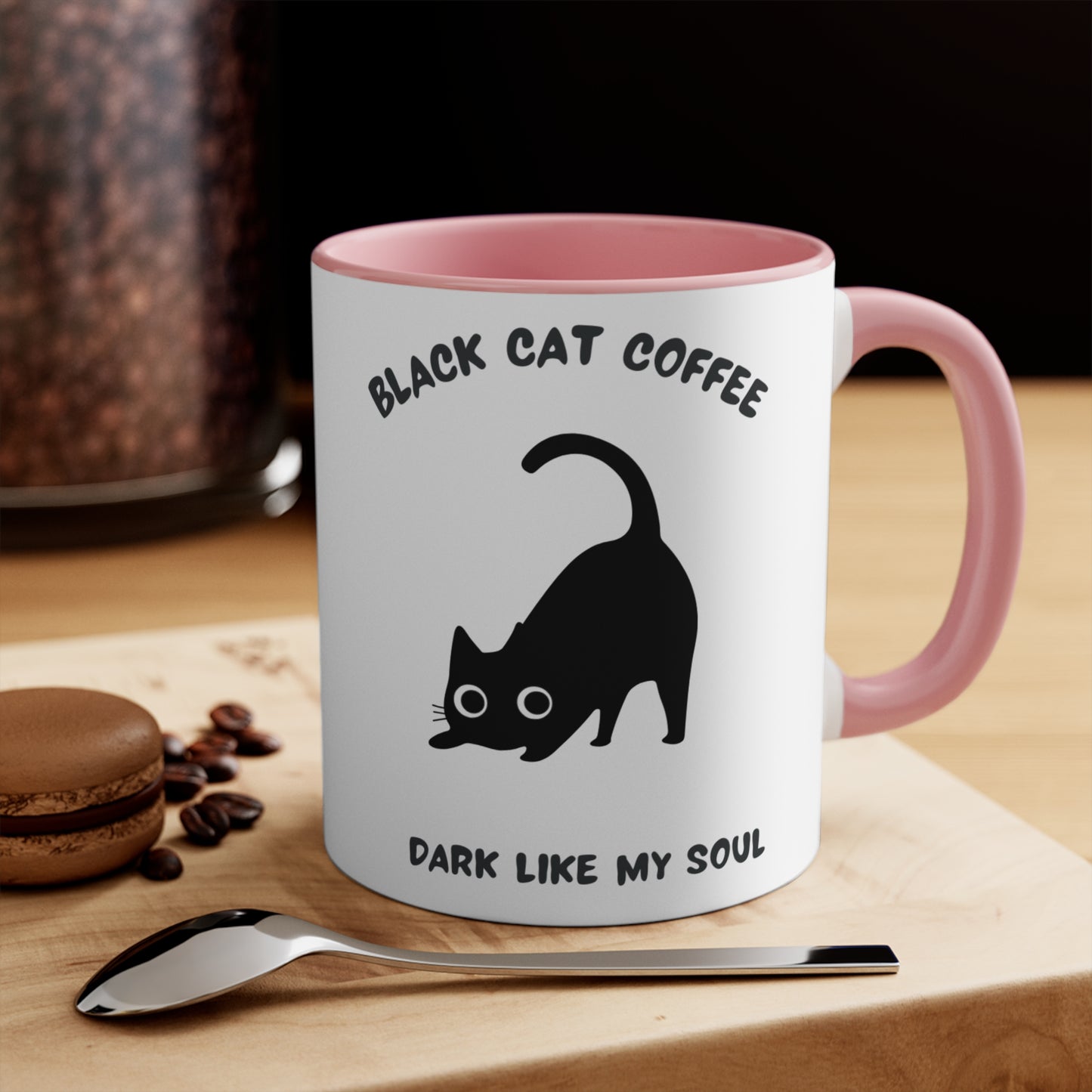 Fun Black Cat Coffee Mug