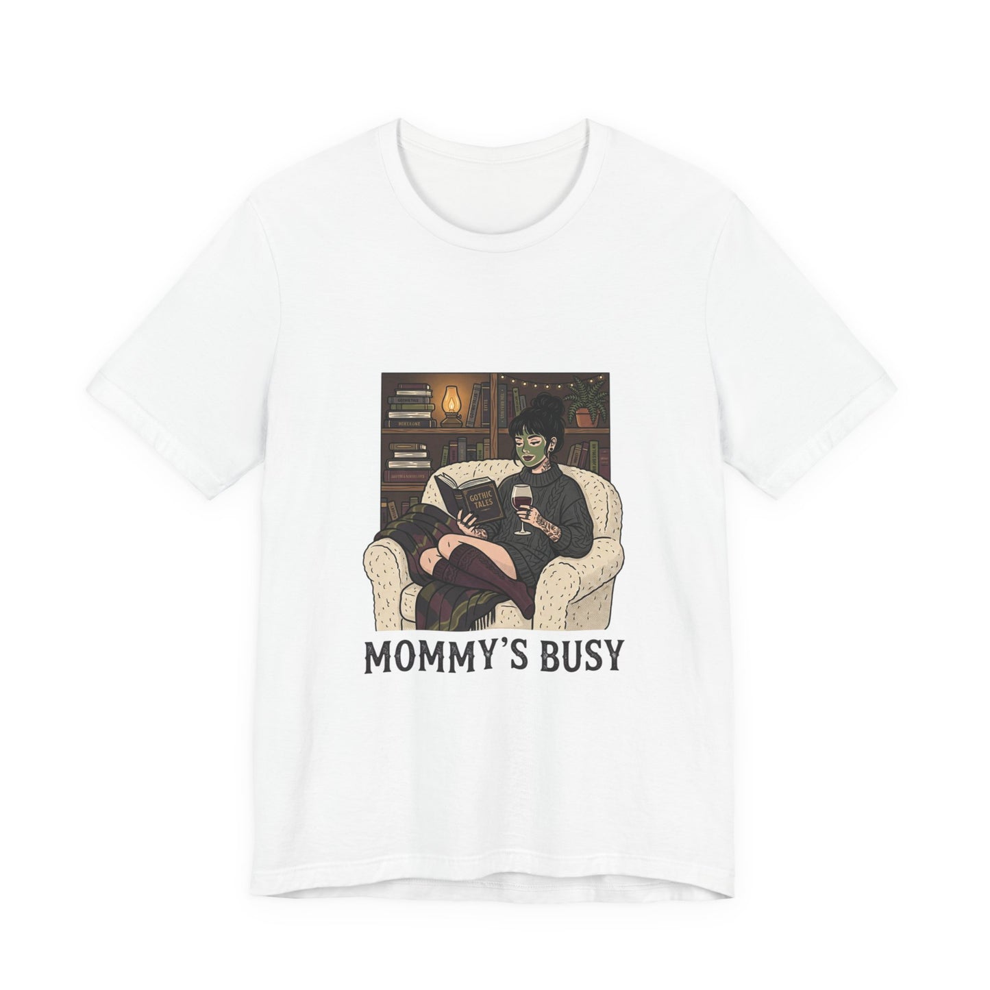 Mommy's Busy Reading Tee | Book Lover, Cozy Reader Shirt