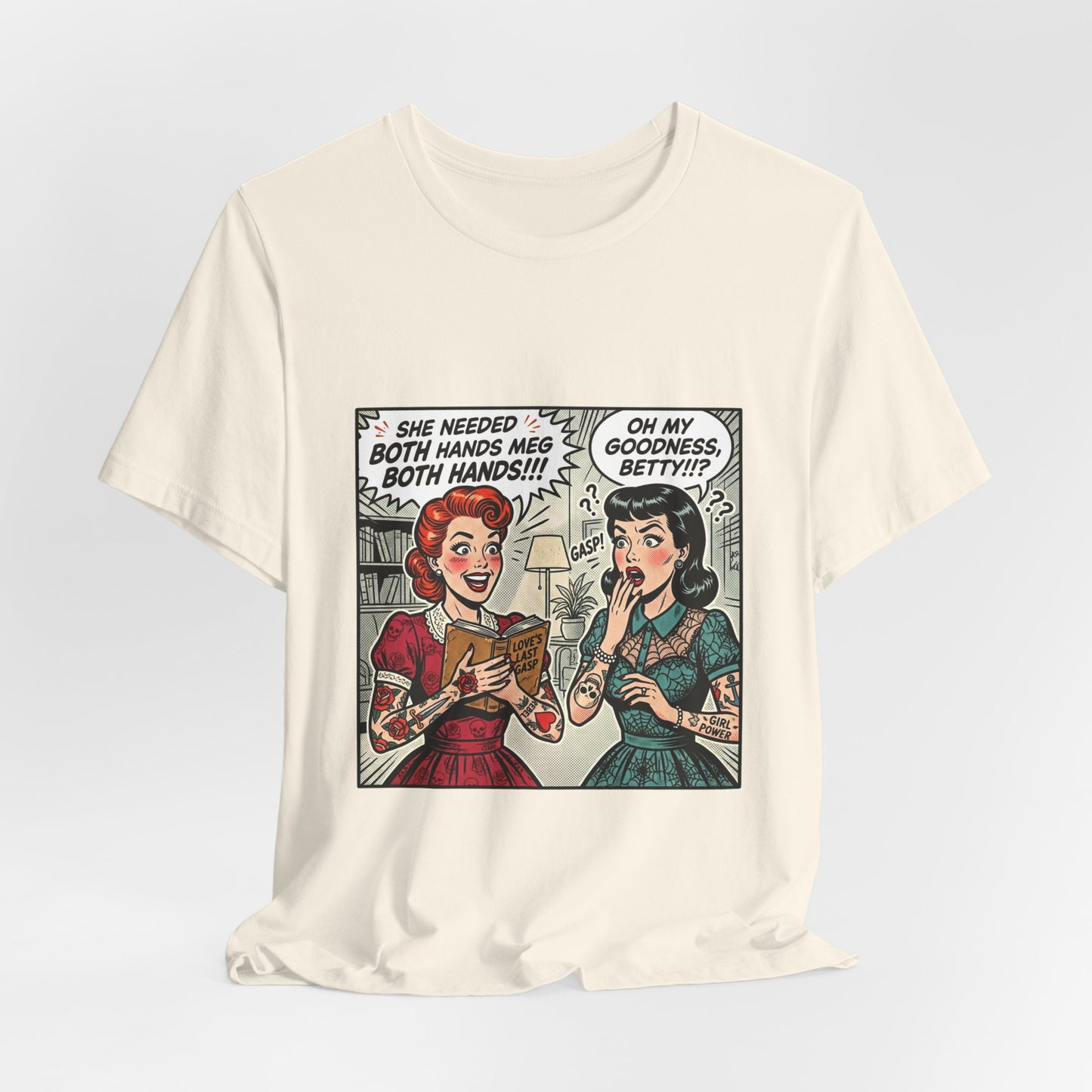 Bookish Comic Panel Tee | book lover shirt, reading shirt