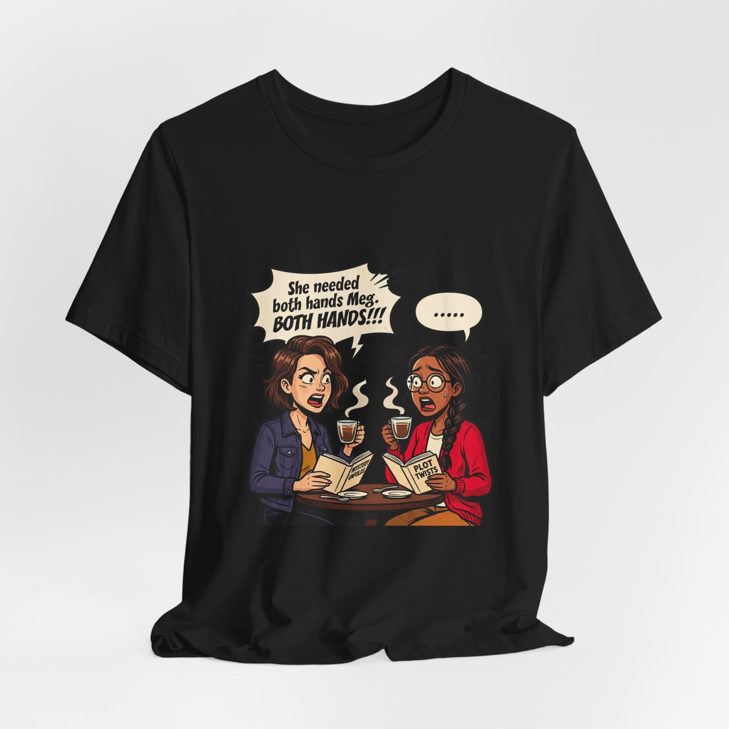 Bookish Comic Panel Tee | book lover shirt, reading shirt