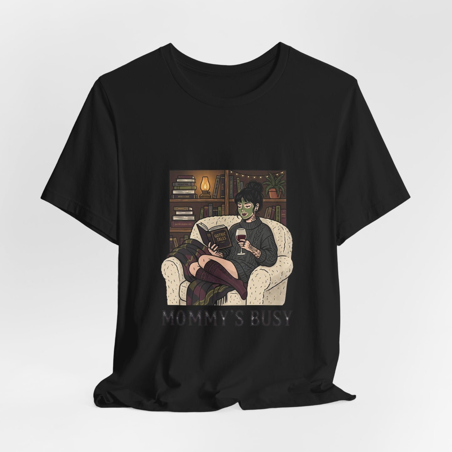 Mommy's Busy Reading Tee | Book Lover, Cozy Reader Shirt
