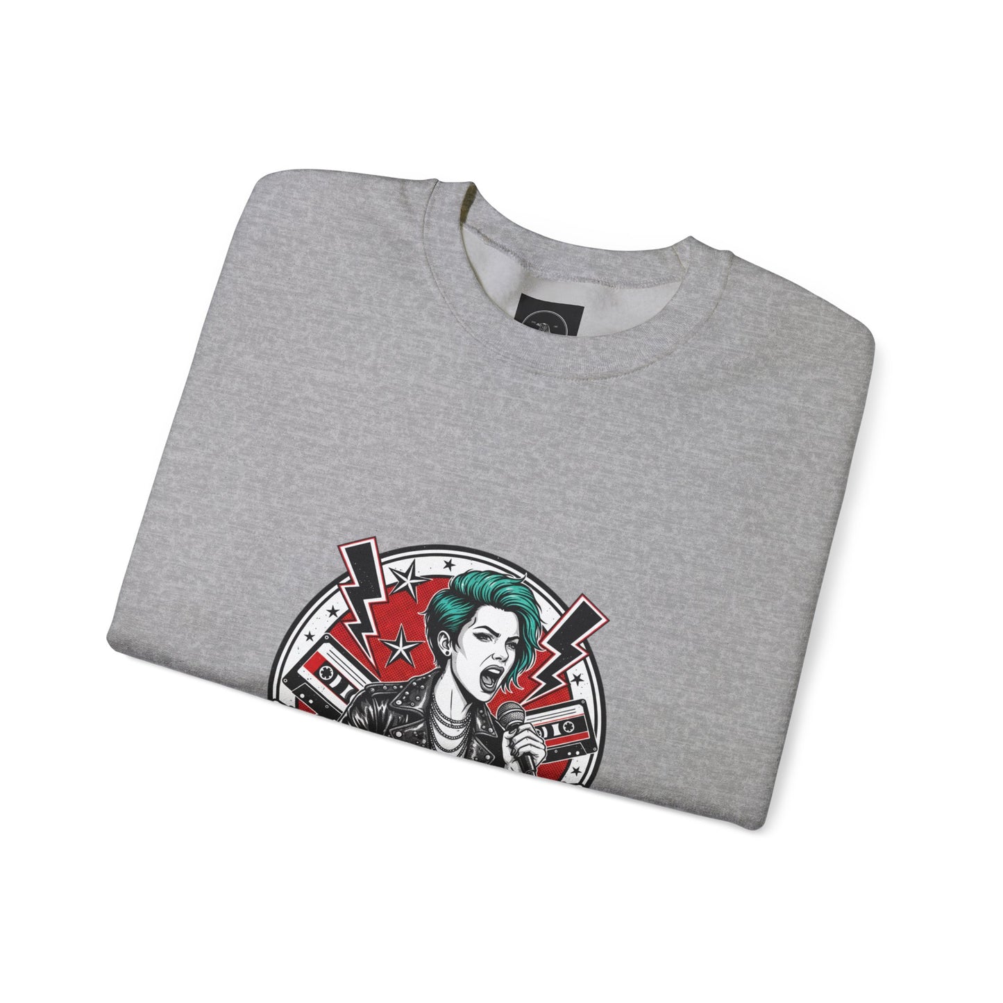 Feminist, Loud & Unapologetic, Grunge Graphic Sweatshirt