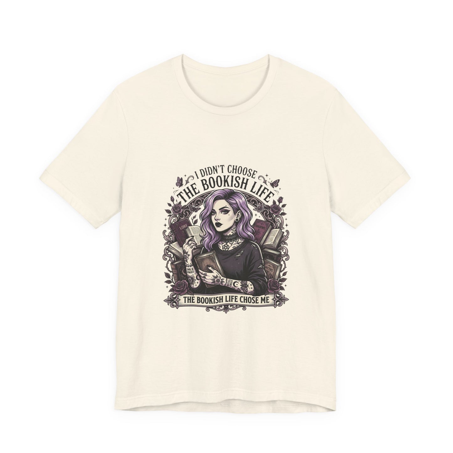 Bookish Life Tee | Book Lover Shirt, Reading Shirt, Dark Academia Reader Tee