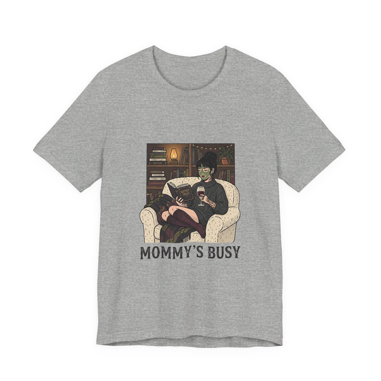 Mommy's Busy Reading Tee | Book Lover, Cozy Reader Shirt