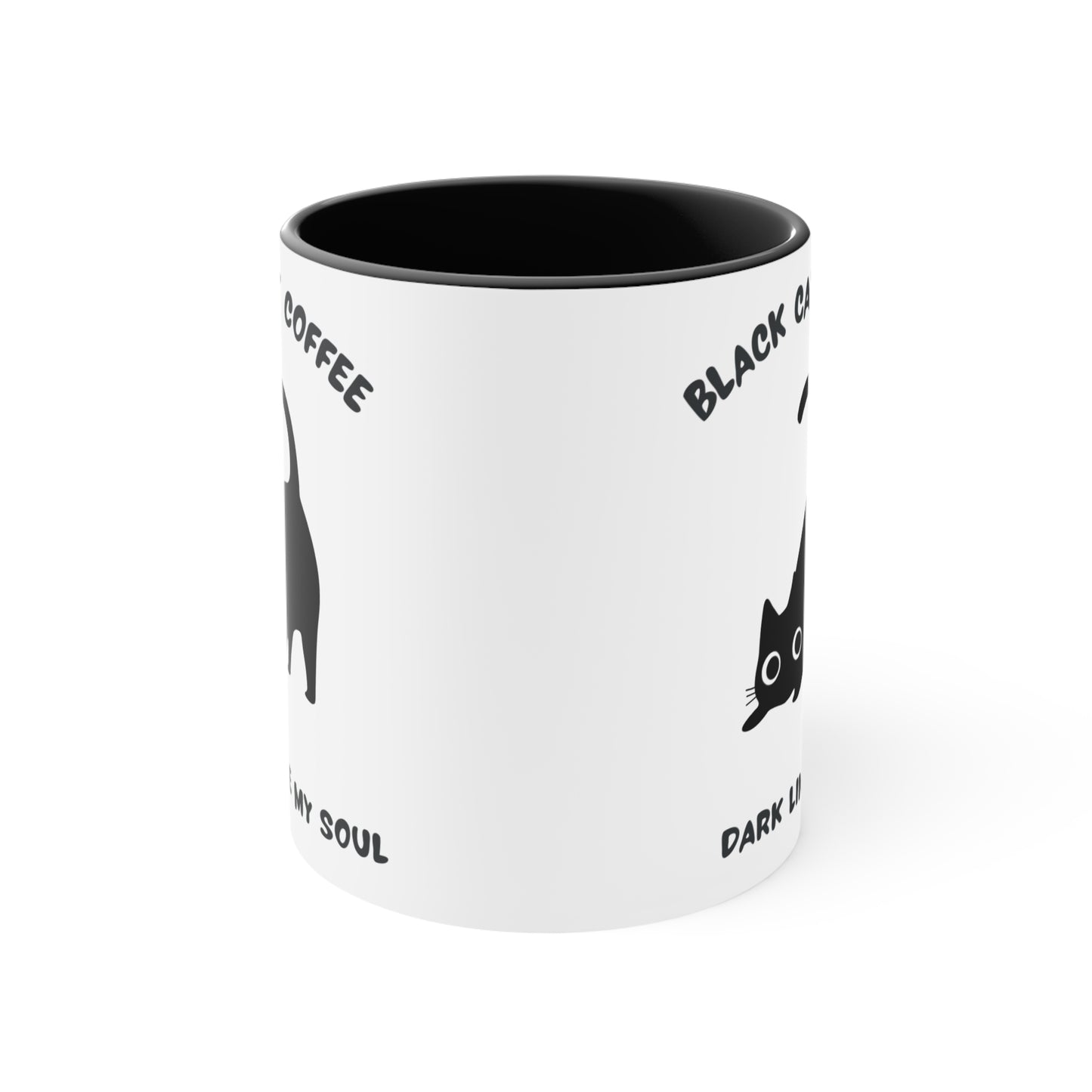 Fun Black Cat Coffee Mug