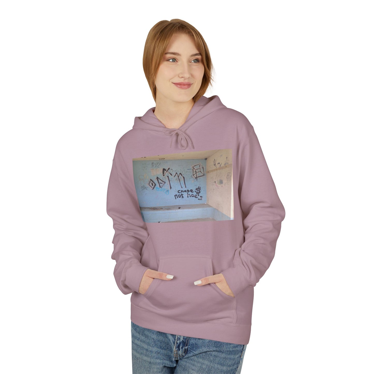 Unisex "Chase $ not hoe's" Midweight Softstyle Fleece Hoodie