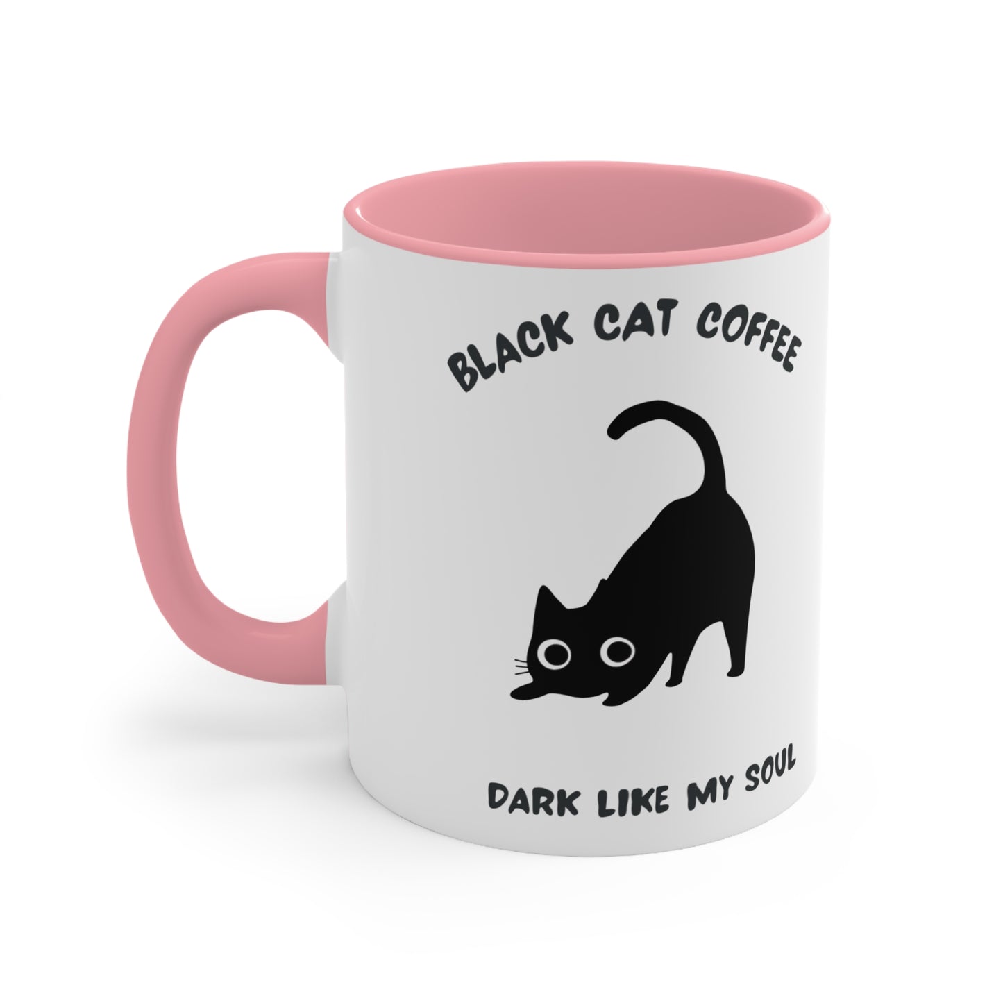 Fun Black Cat Coffee Mug