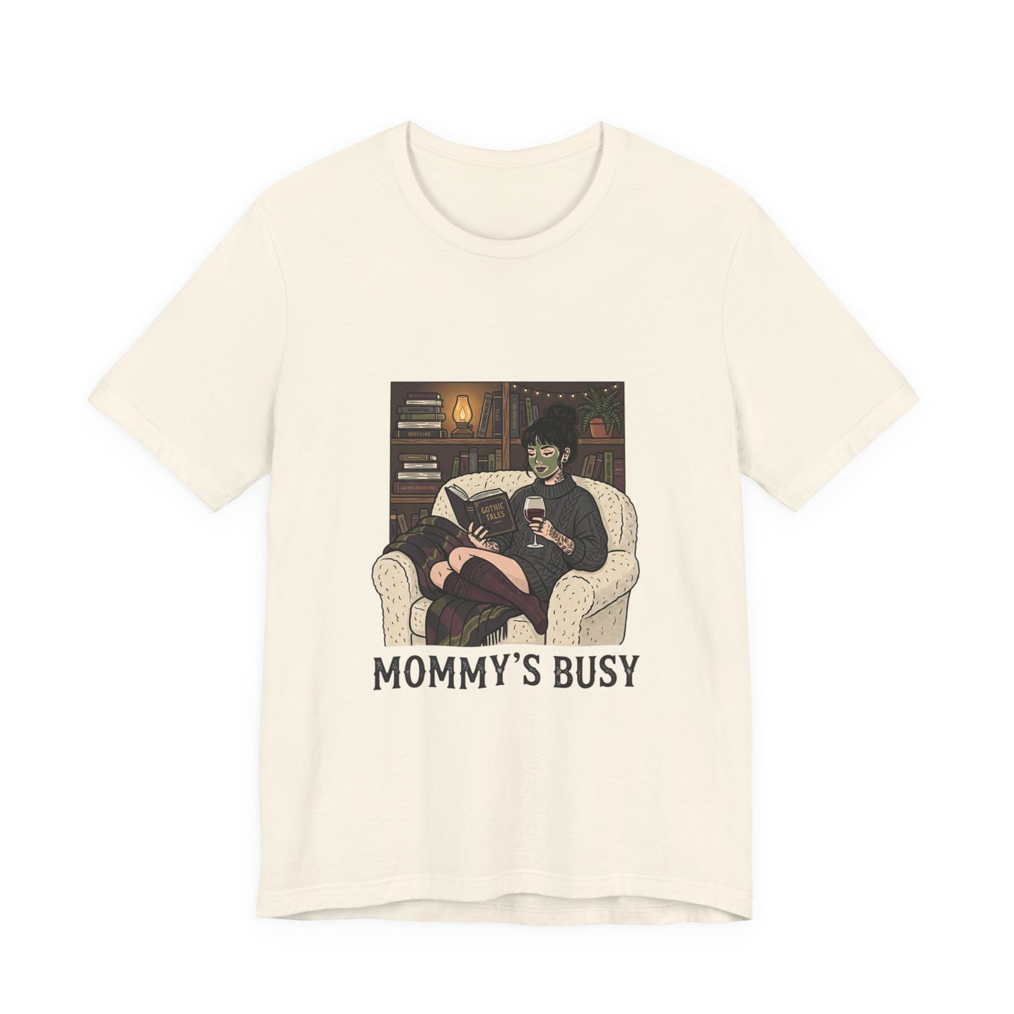 Mommy's Busy Reading Tee | Book Lover, Cozy Reader Shirt