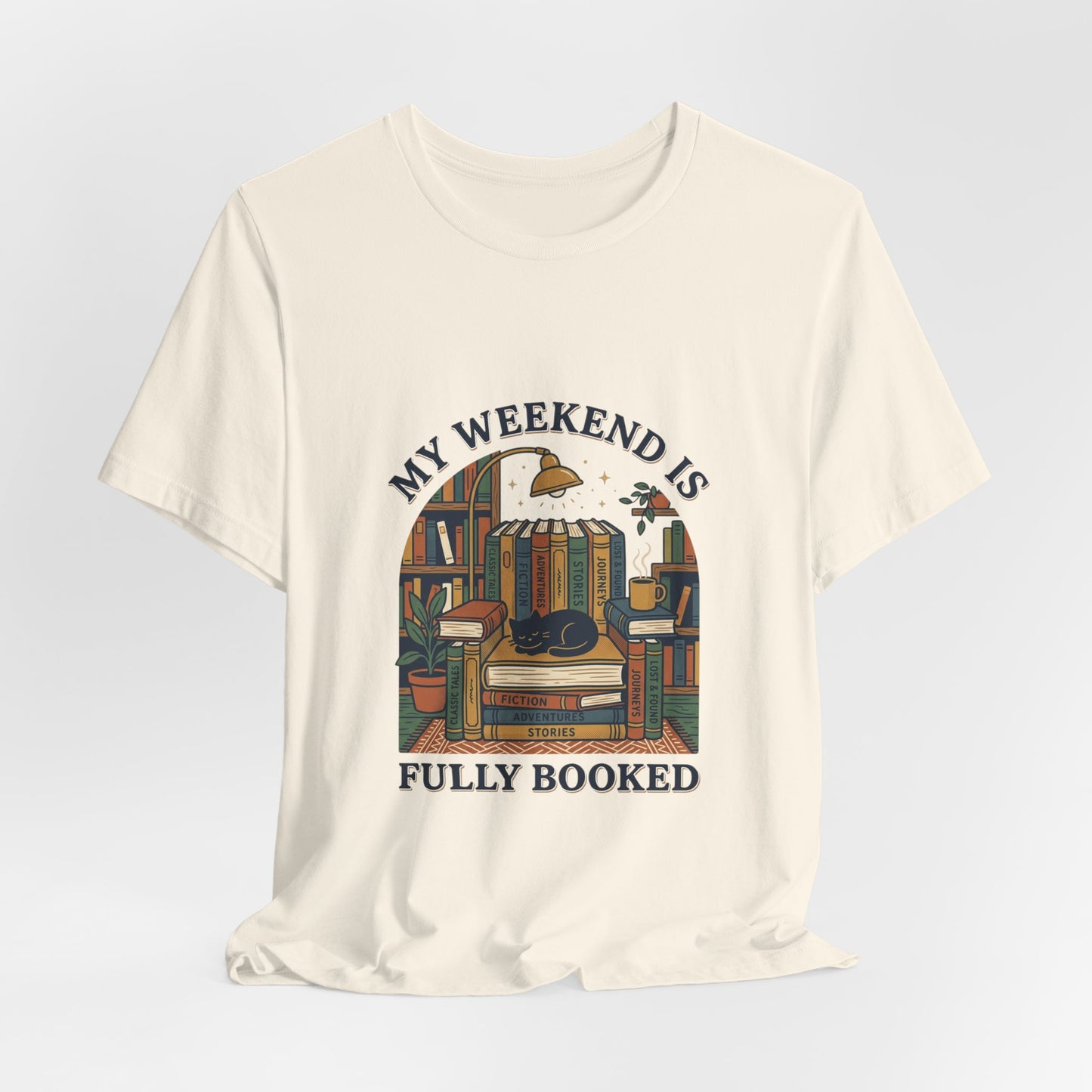 Fully Booked tee | Book Lover Shirt, Reading Shirt, Cozy Bookish Tee
