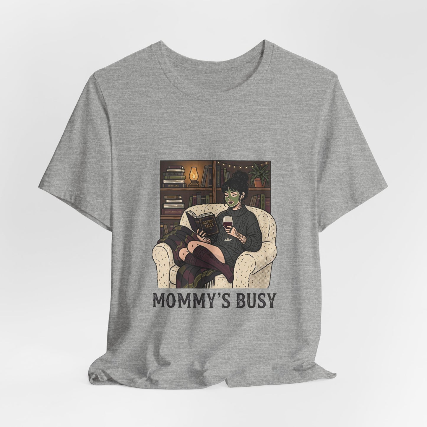 Mommy's Busy Reading Tee | Book Lover, Cozy Reader Shirt