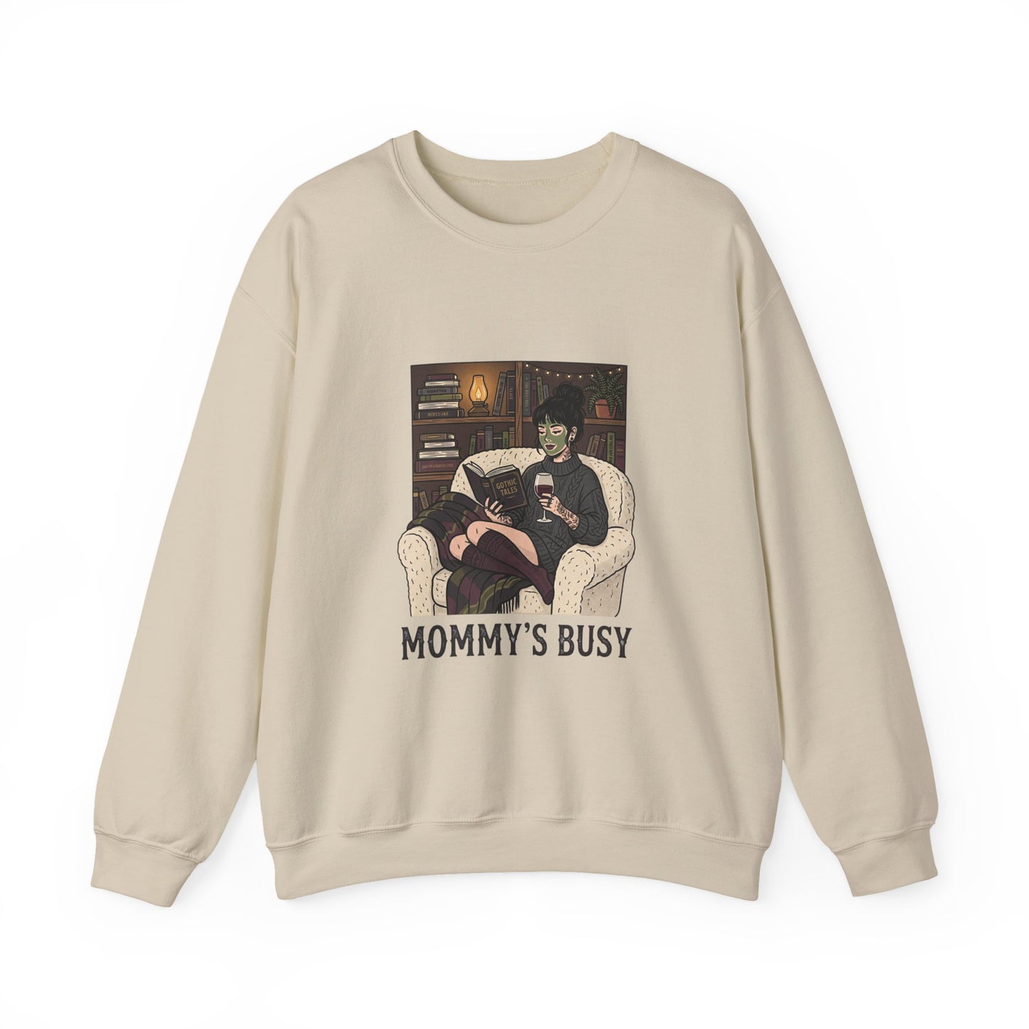Mommy's Busy Reading Sweatshirt | Book Lover, Cozy Reader