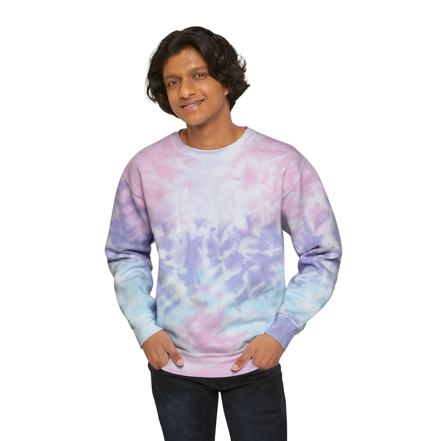 Unisex Allow Yourself Joy graphic Tie-Dye Sweatshirt