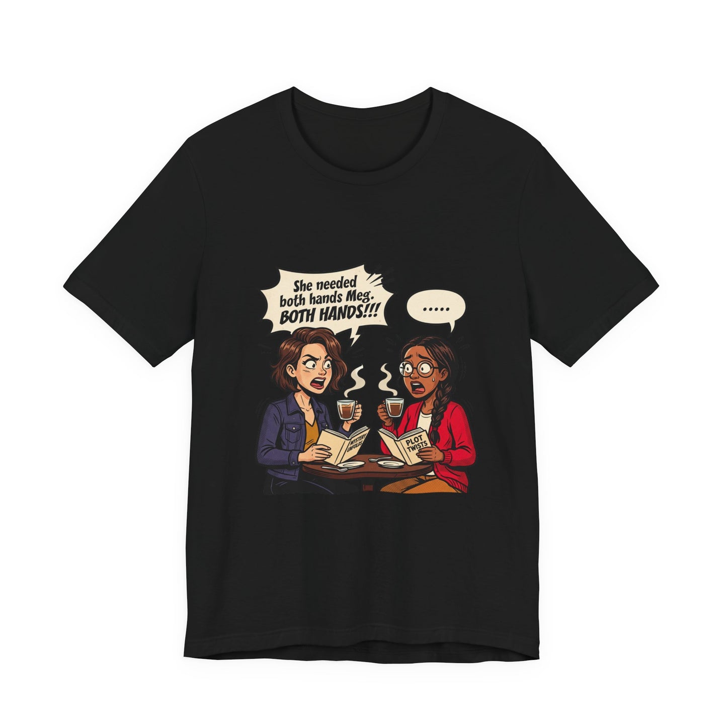 Bookish Comic Panel Tee | book lover shirt, reading shirt