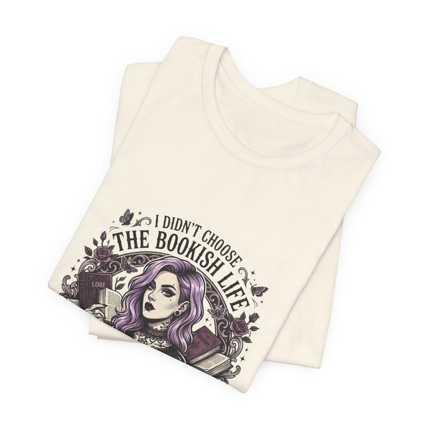 Bookish Life Tee | Book Lover Shirt, Reading Shirt, Dark Academia Reader Tee