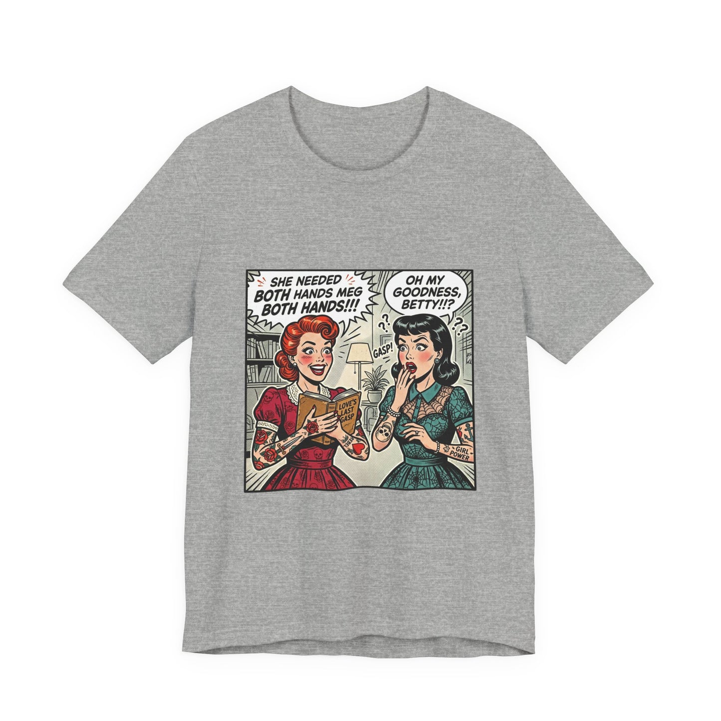 Bookish Comic Panel Tee | book lover shirt, reading shirt